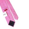 Розовый галстук с буквами в полоску Moschino 34334