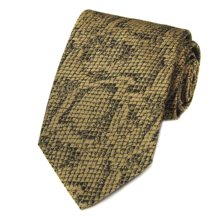 Молодежный галстук в бронзовых тонах Kenzo Takada 826385