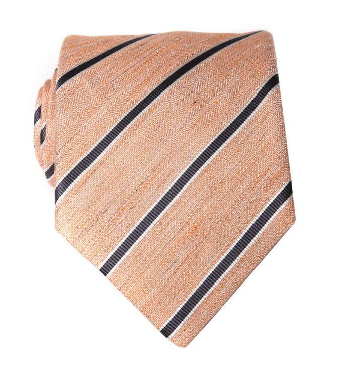 Модный галстук светло-оранжевого цвета GFFerre 9926