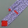 Яркий шелковый галстук фиалкового оттенка Christian Lacroix 837063