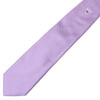 Шелковый галстук сиреневого цвета Moschino 35560