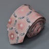 Розовый мужской галстук с красивым принтом Christian Lacroix 836676