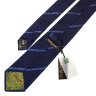 Темный классический галстук с полосками и надписями Roberto Cavalli 824263