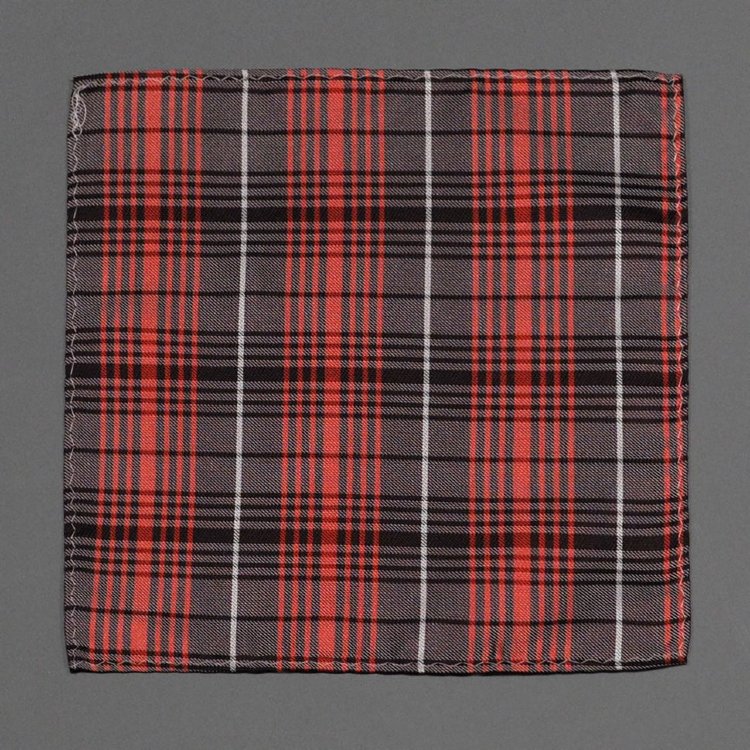 Карманный платок паше в шотландскую клетку 846090
