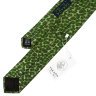 Ярко-зеленый изумрудный галстук с леопардовой стилизацией Kenzo Takada 826209