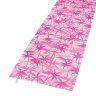 Розовый шарф с пальмами 38531