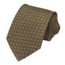 Дизайнерский галстук оливкового цвета Celine 823215