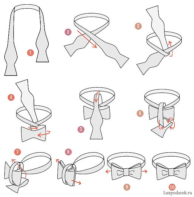 Как завязать галстук — пошаговая инструкция
