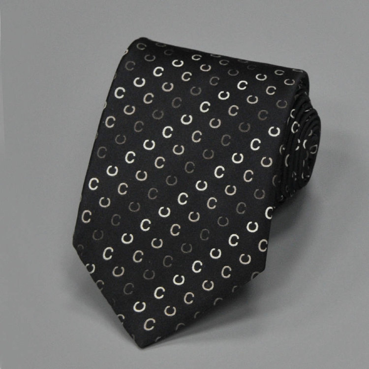 Шелковый галстук с лого под костюм Celine 835229