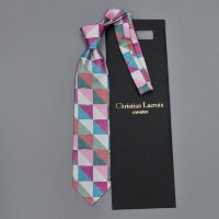Стильный яркий галстук с геометрией Christian Lacroix 835512