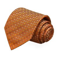 Красивый оранжевый галстук Celine 70534