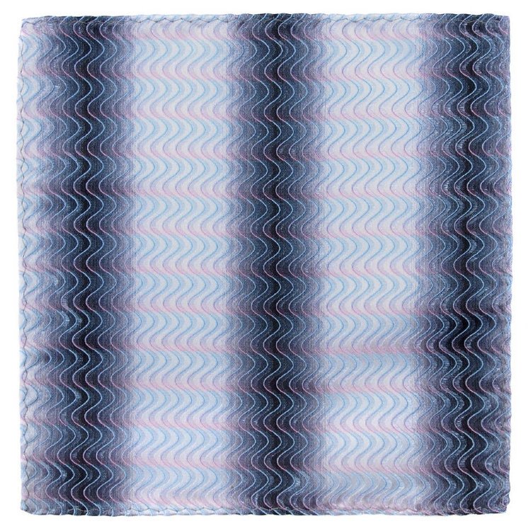 Яркий карманный платок с волнистыми линиями  820117