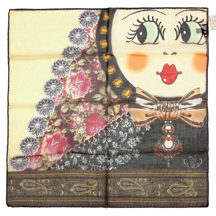 Стильный платочек с матрешкой Gaia 814409