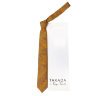 Бронзового оттенка  шелковый галстук  с оранжевыми вкраплениями Kenzo Takada 826333