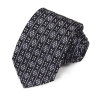 Черно-серый галстук Christian Lacroix с этническим рисунком 810185