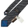 Стильный шелковый галстук стального цвета Roberto Cavalli 824507