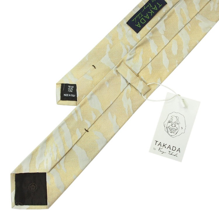 Светлый нарядный жаккардовый галстук Kenzo Takada 826344