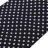 классический черный галстук в белый горох Roberto Conti 820828