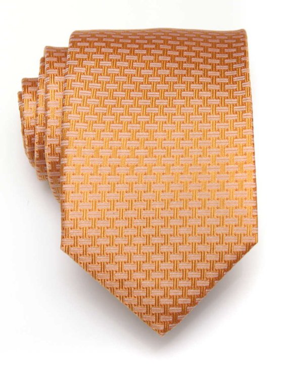 Красивый переливающийся оранжево-желтый галстук ClubSeta 7960