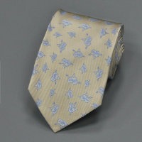 Нарядный галстук песочного цвета с сердечками Christian Lacroix 835548