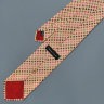 Светлый многоцветный галстук с мелкими ромбиками Christian Lacroix 837012