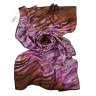 Сиренево-коричневый шарф-палантин утепленный Ungaro 73287