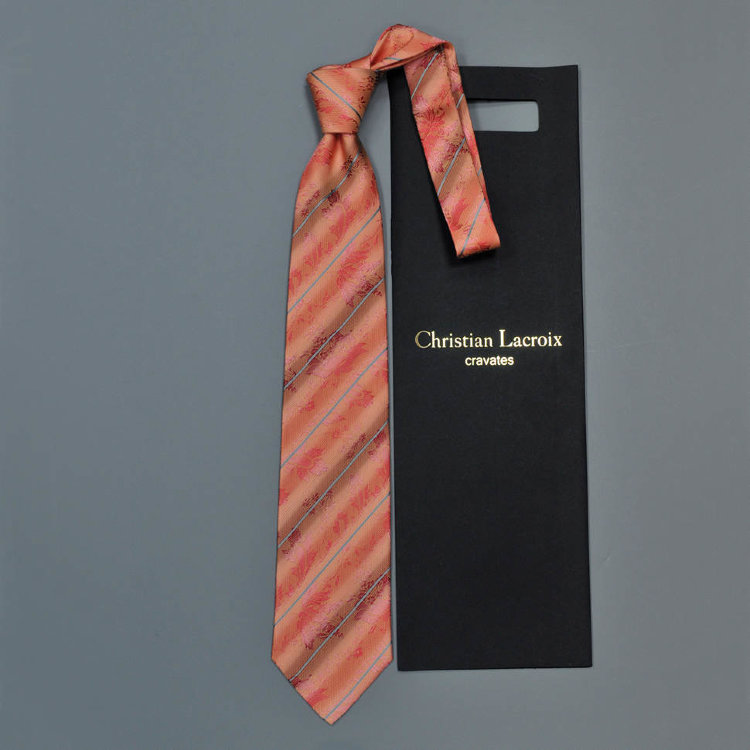 Нежный персиковый галстук Christian Lacroix 836388