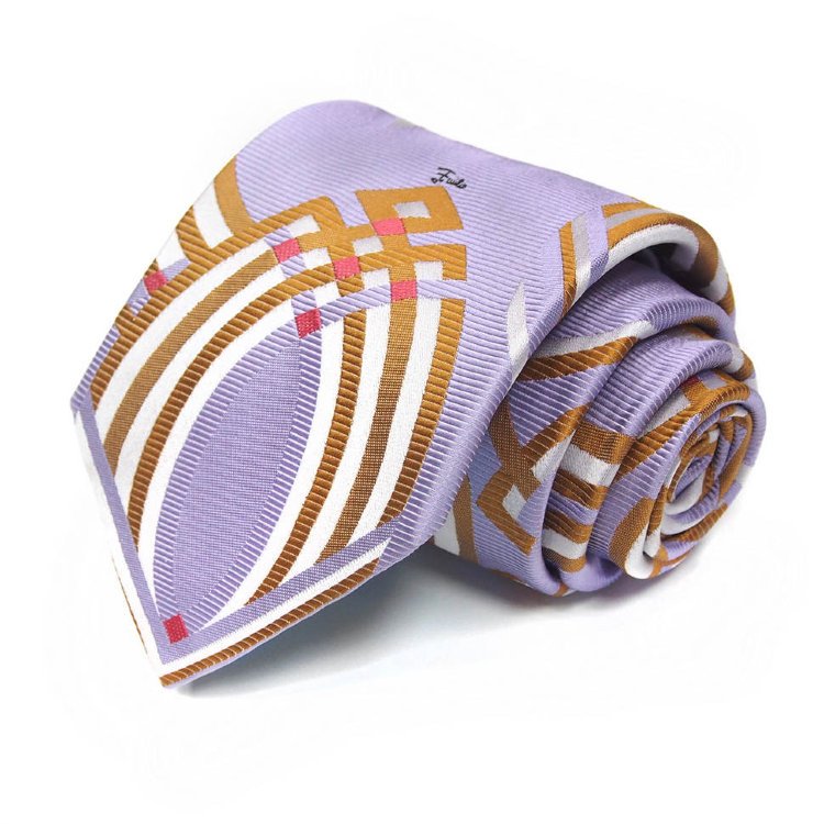 Стильный галстук с фактурным плетением Emilio Pucci 815296