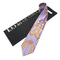 Стильный галстук с фактурным плетением Emilio Pucci 815296