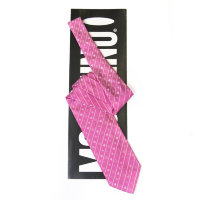 Ярко-лиловый галстук с маленькими рисунками Moschino 34511