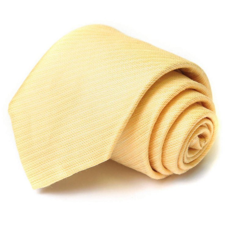 Желтый галстук в полоску Celine 58031