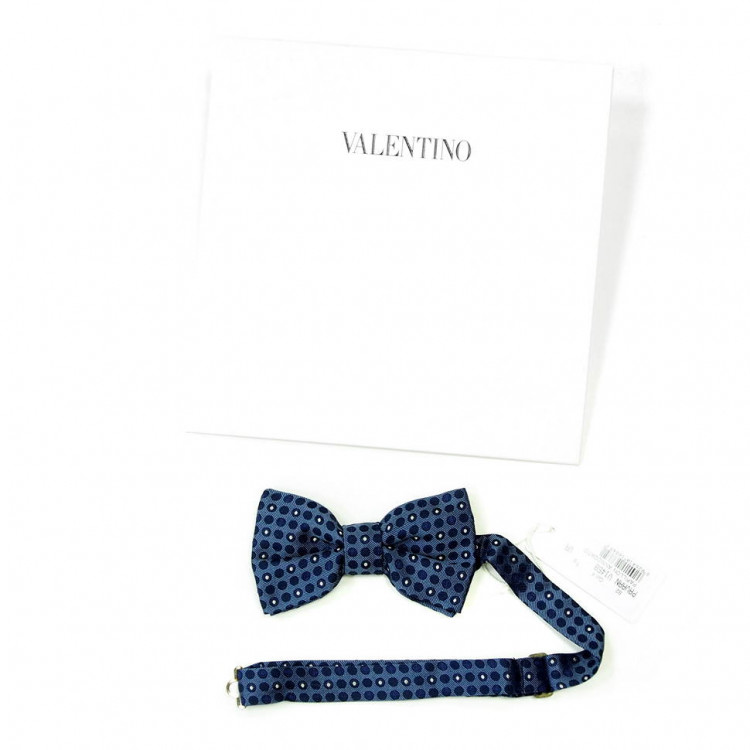 Бабочка в черный и белый горошек Valentino 822744