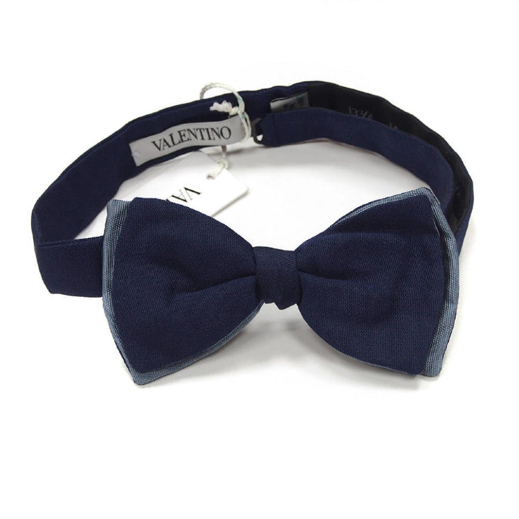 Темно-синий галстук бабочка Valentino 813278