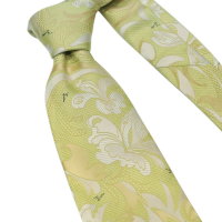 Галстук в бежево-зеленых тонах  Emilio Pucci 841568