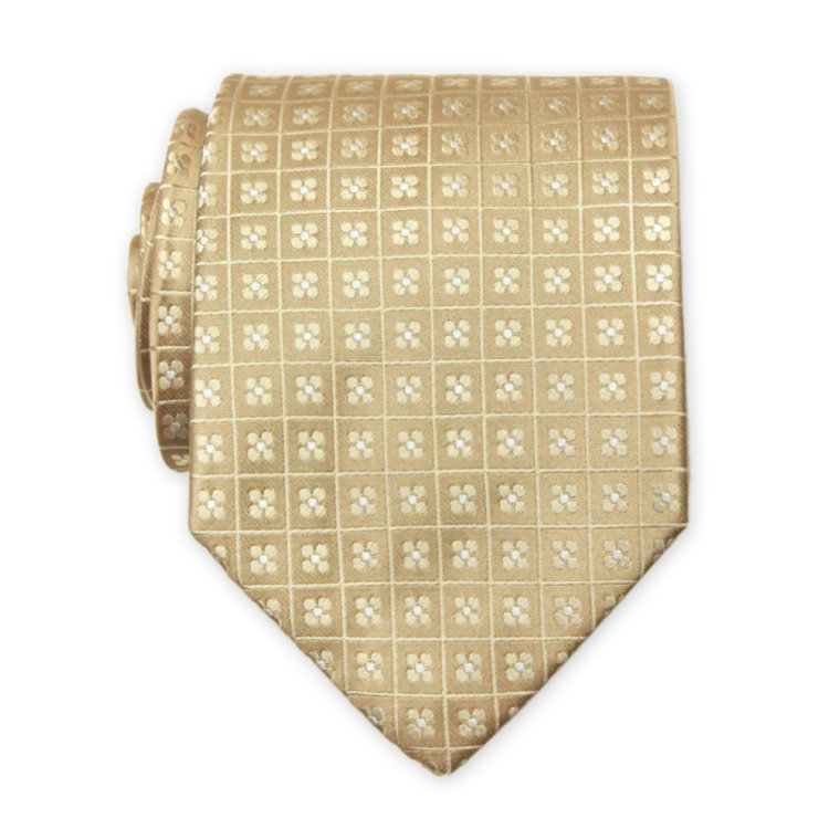 Мужской песочный галстук Базиль 27946
