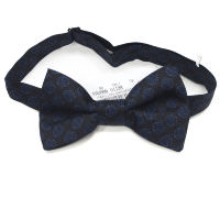 Темный галстук бабочка с синими игральными костями Valentino 813286