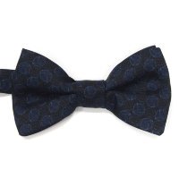 Темный галстук бабочка с синими игральными костями Valentino 813286