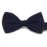 Синий галстук бабочка с черной подкладкой Valentino 813289