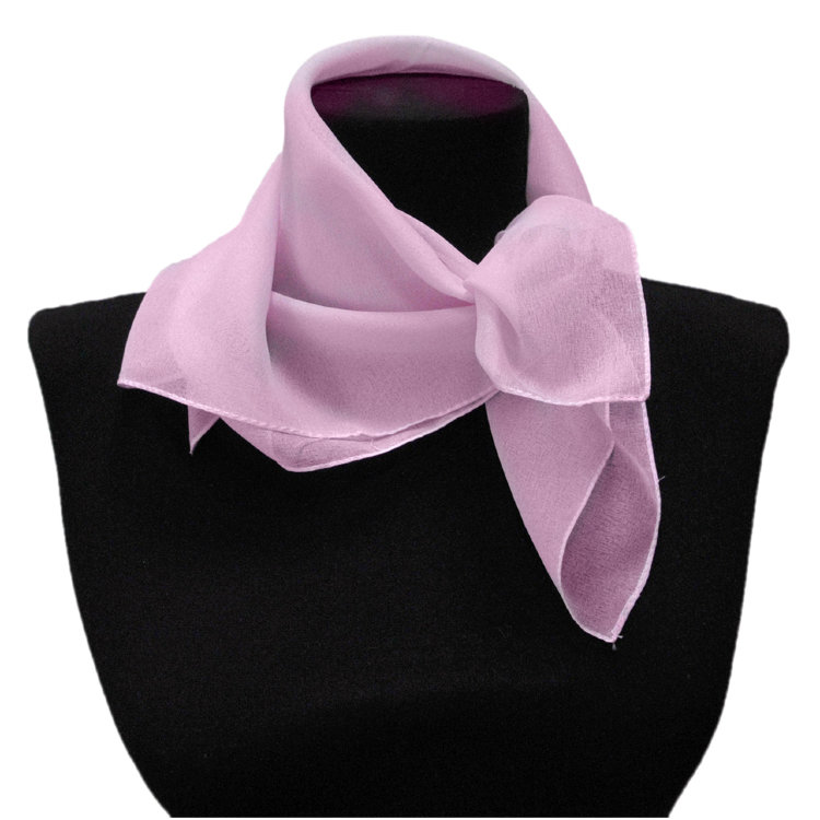 Нежный розовый шейный платок 845960