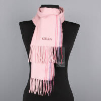 Теплый розовый шарф из кашемира Krizia 69607