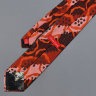 Многоцветный мужской галстук в полоску и дизайнерским принтом Christian Lacroix 837084