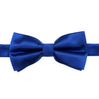 Фактурный галстук бабочка синего цвета 812150