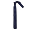 Темно-синий вязанный галстук в крапинку 843038