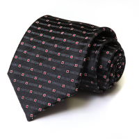 Черный галстук с мелкими логотипами Moschino 34671