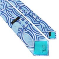 Стильный галстук в синих тонах Emilio Pucci 815386