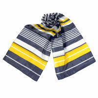 Яркий шарфик в полоску Roby Foulards 825124
