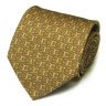 Набивной шелковый галстук в натуральной цветовой палитре Celine 825899