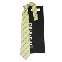 Бледно-салатовый галстук  Emilio Pucci 848617