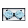 Светло-голубая галстук бабочка 840194
