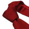 Вязанный галстук красного цвета 843062